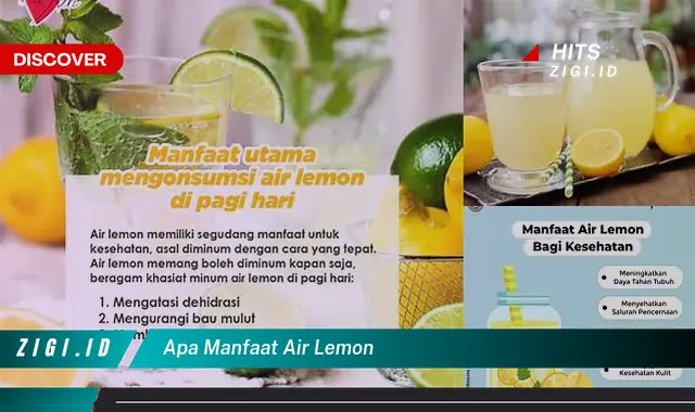 Temukan 5 Manfaat Air Lemon yang Wajib Kamu Intip