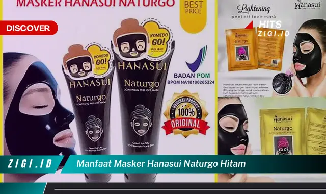 Temukan 5 Manfaat Masker Hanasui Naturgo Hitam yang Bikin Kamu Penasaran