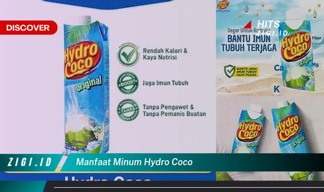 Ketahui Manfaat Minum Hydro Coco yang Bikin Kamu Penasaran!
