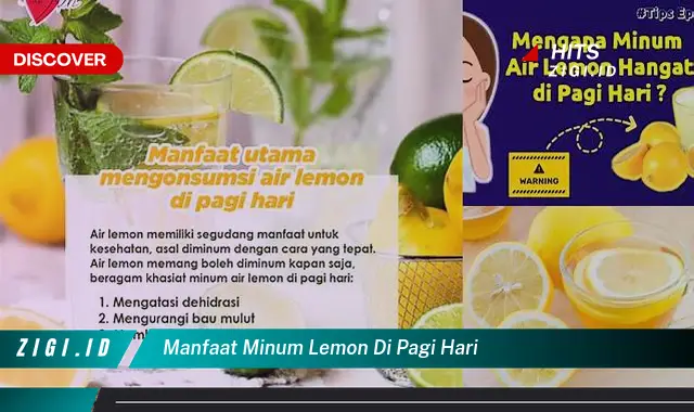 Temukan 5 Manfaat Minum Lemon di Pagi Hari yang Bikin Kamu Penasaran