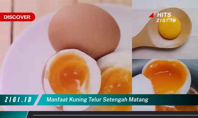 Ketahui 5 Manfaat Kuning Telur Setengah Matang yang Jarang Diketahui