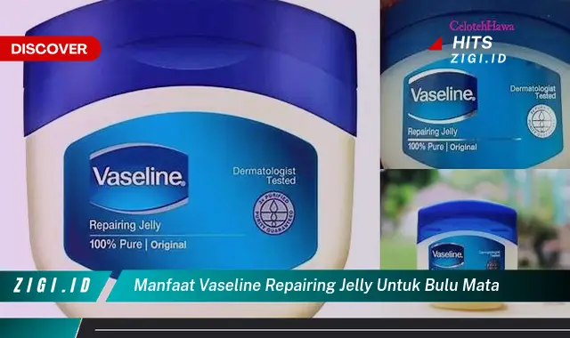 Ketahui 5 Manfaat Vaseline Repairing Jelly Untuk Bulu Mata Yang Bikin