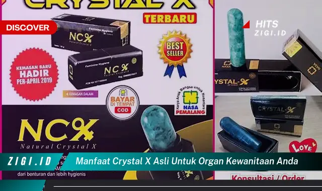 Temukan Manfaat Crystal X Asli untuk Organ Kewanitaan Anda yang Wajib Anda Intip