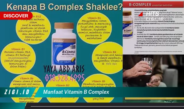 Temukan 5 Manfaat Vitamin B Complex Yang Jarang Diketahui